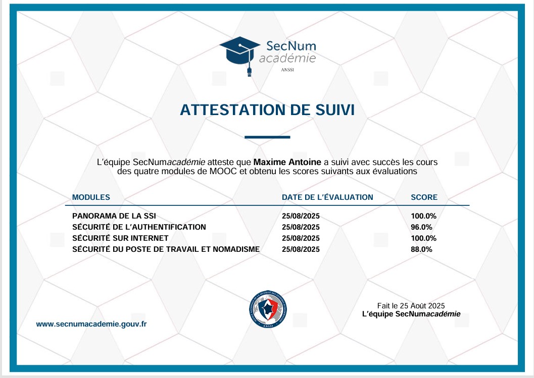 SAÉ Hygiène informatique